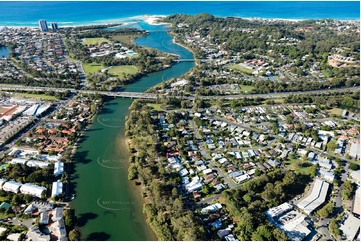 Aerial Photo Currumbin Waters QLD Aerial Photography