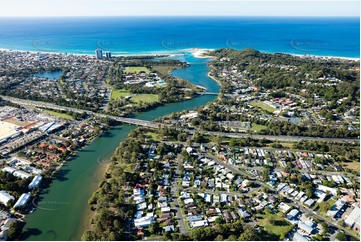 Aerial Photo Currumbin Waters QLD Aerial Photography