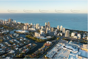 Sunset Aerial Photo Broadbeach QLD Aerial Photography