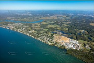 Aerial Photo Beachmere QLD Aerial Photography