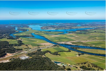Aerial Photo Woombah NSW Aerial Photography