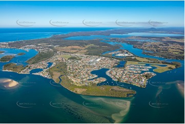 Aerial Photo Yamba NSW Aerial Photography