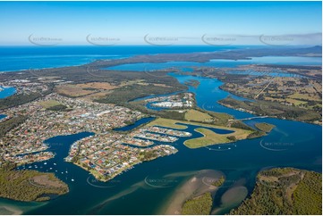 Aerial Photo Yamba NSW Aerial Photography