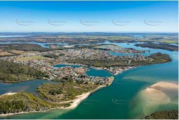 Aerial Photo Yamba NSW Aerial Photography