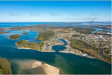 Aerial Photo Yamba NSW Aerial Photography