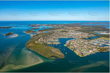 Aerial Photo Yamba NSW Aerial Photography