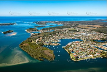 Aerial Photo Yamba NSW Aerial Photography