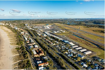 General Aviation Hangers - Gold Coast Airport QLD Aerial Photography
