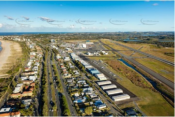 General Aviation Hangers - Gold Coast Airport QLD Aerial Photography