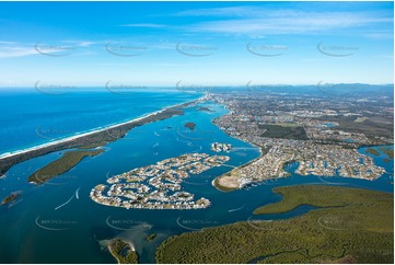 High Altitude Aerial Photo Paradise Point QLD Aerial Photography