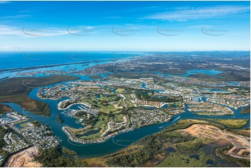 High Altitude Aerial Photo Hope Island QLD Aerial Photography