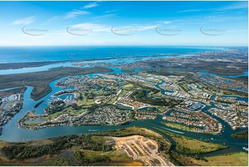 High Altitude Aerial Photo Hope Island QLD Aerial Photography