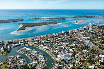 Aerial Photo Biggera Waters QLD Aerial Photography