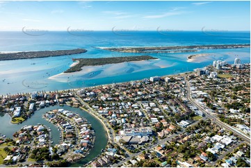 Aerial Photo Biggera Waters QLD Aerial Photography