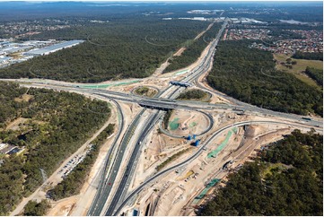 Logan Motorway & Mount Lindesay Hwy Interchange Upgrade QLD Aerial Photography