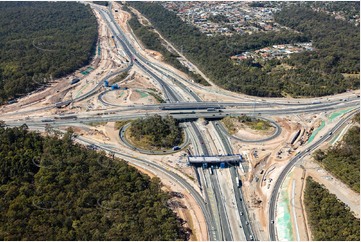 Logan Motorway & Mount Lindesay Hwy Interchange Upgrade QLD Aerial Photography