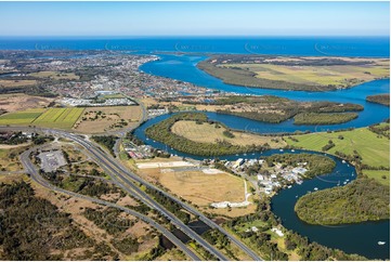 Aerial Photo West Ballina NSW Aerial Photography