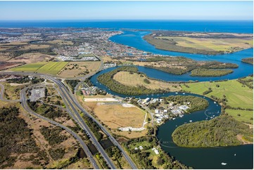 Aerial Photo West Ballina NSW Aerial Photography