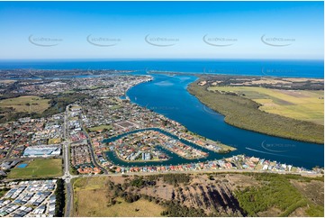 Aerial Photo West Ballina NSW Aerial Photography