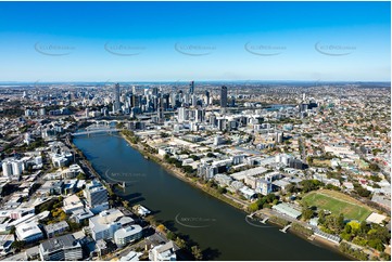 Aerial Photo West End QLD Aerial Photography