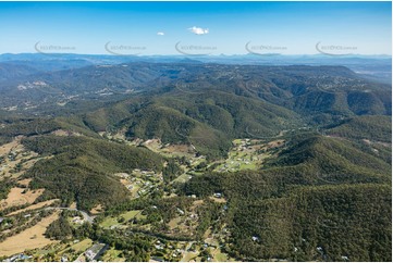 High Altitude Aerial Photo Wongawallan QLD Aerial Photography