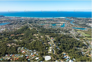 Aerial Photo Currumbin Waters QLD Aerial Photography