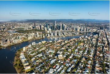 Aerial Photo New Farm QLD Aerial Photography