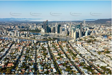 Aerial Photo New Farm QLD Aerial Photography