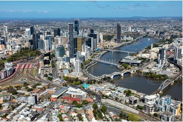 Aerial Photo Brisbane City QLD Aerial Photography