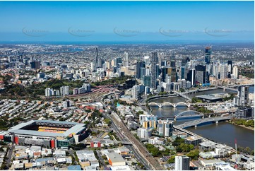 Aerial Photo Brisbane City QLD Aerial Photography