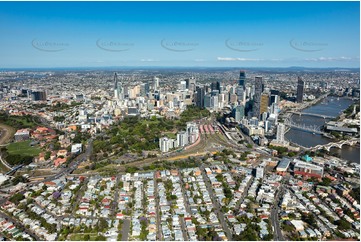 Aerial Photo Petrie Terrace QLD Aerial Photography