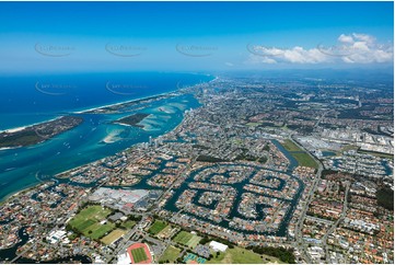 High Altitude Aerial Photo Runaway Bay QLD Aerial Photography