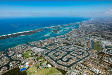 High Altitude Aerial Photo Runaway Bay QLD Aerial Photography