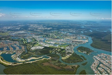 High Altitude Aerial Photo Hope Island QLD Aerial Photography