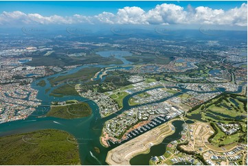 High Altitude Aerial Photo Hope Island QLD Aerial Photography