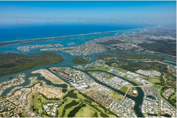 High Altitude Aerial Photo Hope Island QLD Aerial Photography