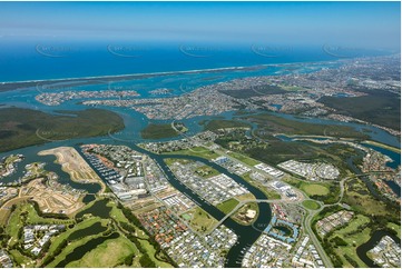 High Altitude Aerial Photo Hope Island QLD Aerial Photography