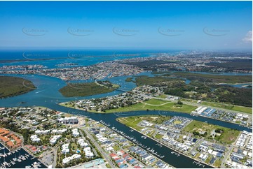 Aerial Photo Hope Island QLD Aerial Photography