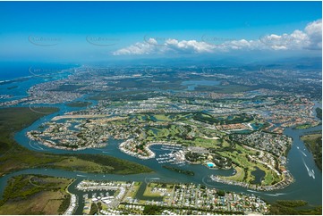 High Altitude Aerial Photo Hope Island QLD Aerial Photography