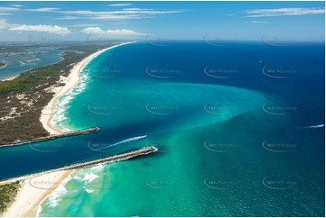 Gold Coast Seaway & Bar QLD Aerial Photography