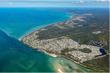 Aerial Photo Burrum Heads Aerial Photography