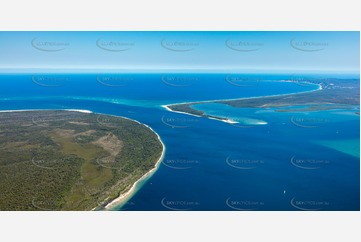 Wide Bay Bar - Fraser Island QLD Aerial Photography