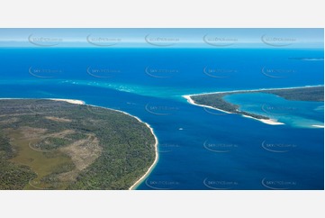 Wide Bay Bar - Fraser Island QLD Aerial Photography