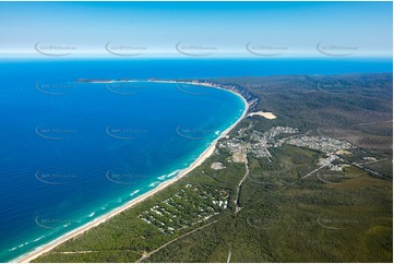 High Altitude Aerial Photo Rainbow Beach Aerial Photography