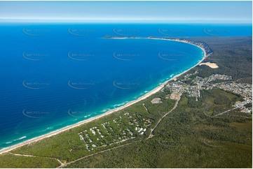 High Altitude Aerial Photo Rainbow Beach Aerial Photography