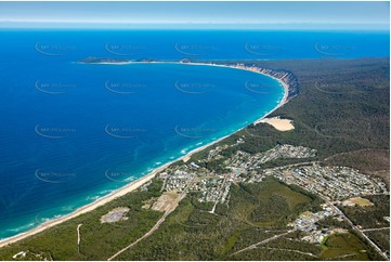 High Altitude Aerial Photo Rainbow Beach Aerial Photography