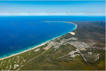 High Altitude Aerial Photo Rainbow Beach Aerial Photography