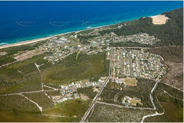 High Altitude Aerial Photo Rainbow Beach Aerial Photography