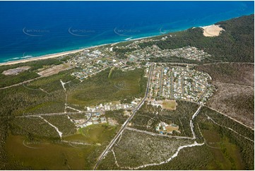 High Altitude Aerial Photo Rainbow Beach Aerial Photography