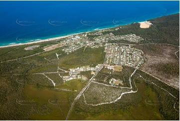 High Altitude Aerial Photo Rainbow Beach Aerial Photography